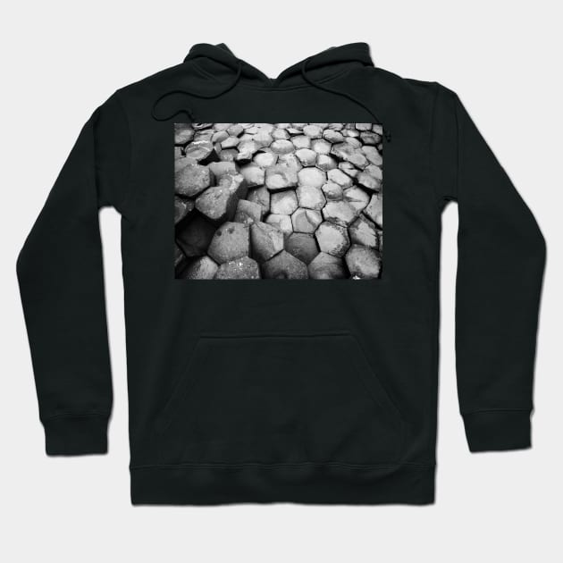 Giant's Causeway, Northern Ireland Hoodie by Ludwig Wagner